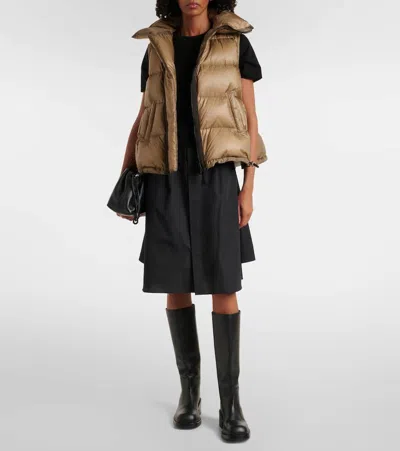Sacai Asymmetric Quilted Down Vest