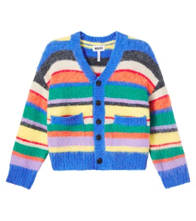 Molo Brutus Cardigan In Blue