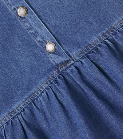 Molo Celise Denim Dress In Blue