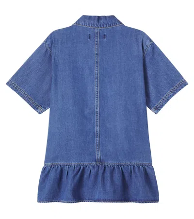 Molo Celise Denim Dress In Blue