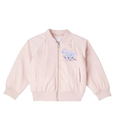Molo Hatty Embroidered Bomber Jacket In Neutral