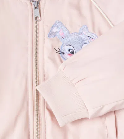 Molo Hatty Embroidered Bomber Jacket In Neutral