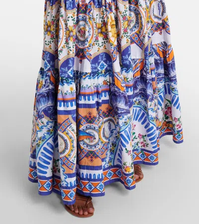 Camilla Tiles Darls Long Dress With Jersey Bodice