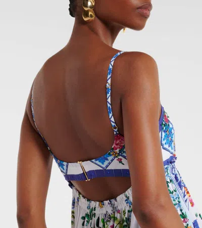 Camilla Tiles Darls Long Dress With Jersey Bodice