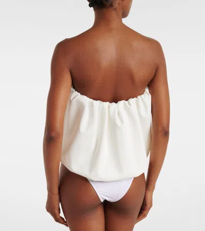 Adriana Degreas Coquille De Mer Bodysuit In White