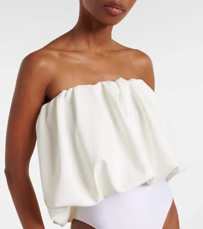 Adriana Degreas Coquille De Mer Bodysuit In White