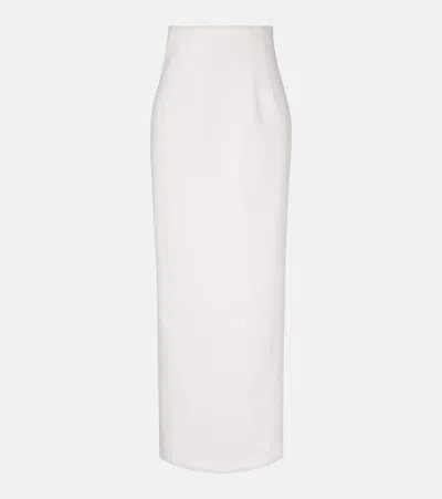 Adriana Degreas Coquille De Mer Maxi Skirt In White
