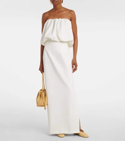 Adriana Degreas Coquille De Mer Maxi Skirt In White