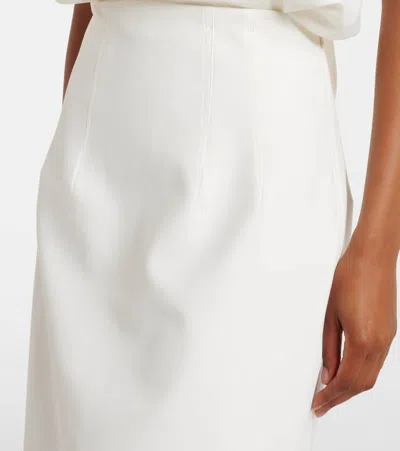 Adriana Degreas Coquille De Mer Maxi Skirt In White