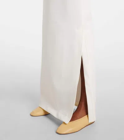 Adriana Degreas Coquille De Mer Maxi Skirt In White