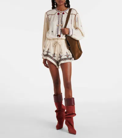 Paris Texas Ines 75 Suede Knee-high Boots In Red