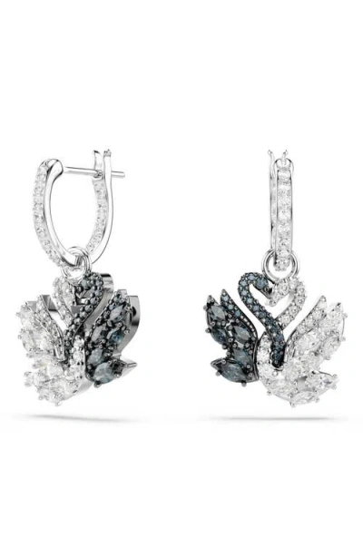 Swarovski Swan Drop Earrings