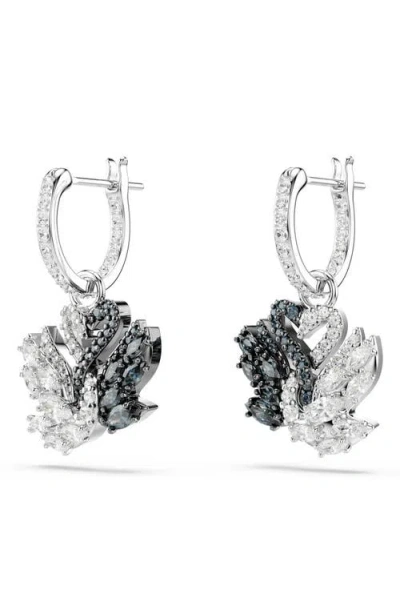 Swarovski Swan Drop Earrings
