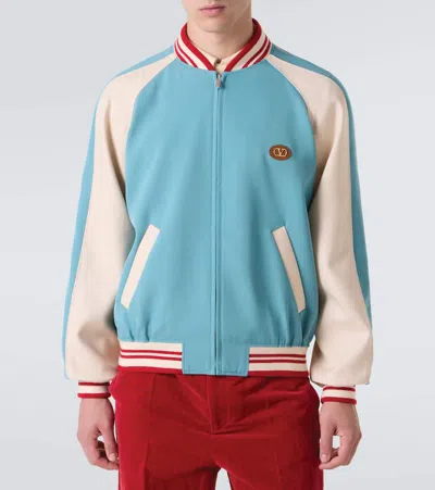 Valentino Le Chat De La Maison Wool Bomber Jacket