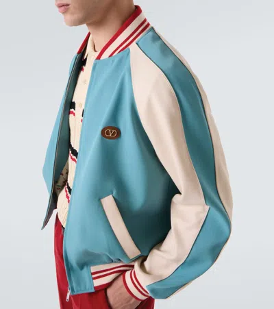 Valentino Le Chat De La Maison Wool Bomber Jacket