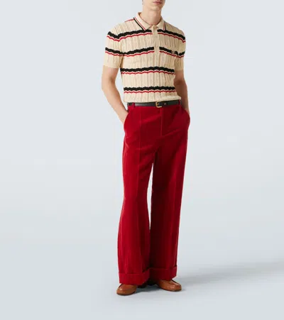 Valentino Polo Shirt Vlogo Signature In Multi