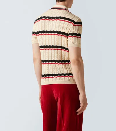 Valentino Polo Shirt Vlogo Signature In Multi