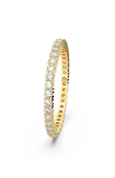 Swarovski Vittore Eternity Ring In Gold