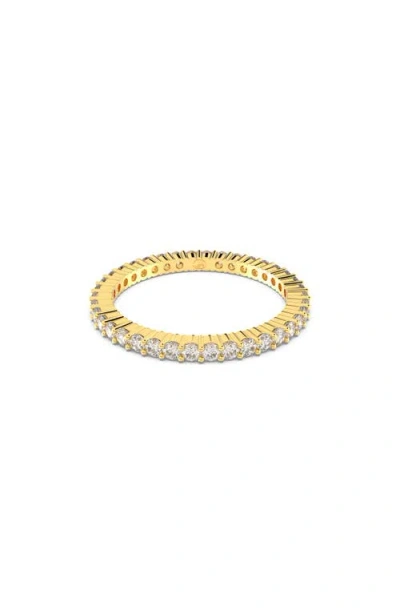 Swarovski Vittore Eternity Ring In Gold