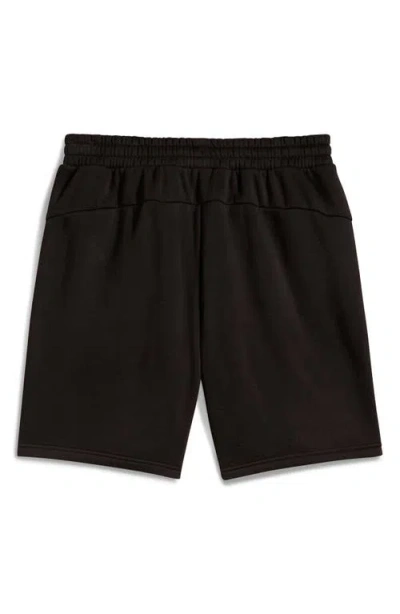 Puma Formula 1® Essential Logo Fleece Sweat Shorts In Black