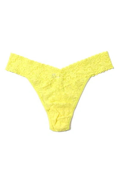 Hanky Panky Original Rise Thong In Yellow