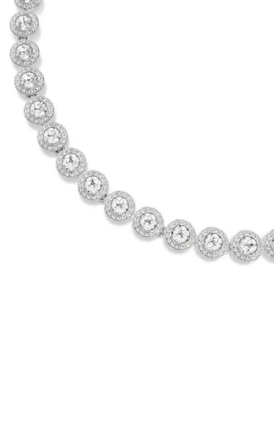 Swarovski Una All Around Crystal Necklace In Metallic