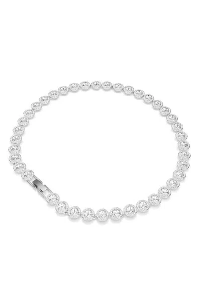 Swarovski Una All Around Crystal Necklace In Metallic