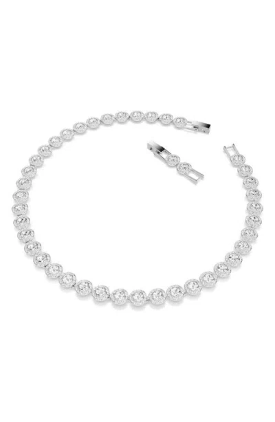 Swarovski Una All Around Crystal Necklace In Metallic