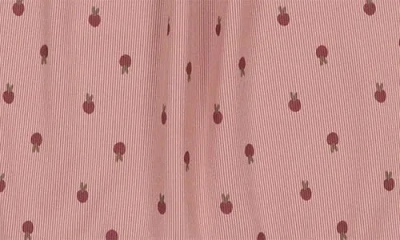 Maniere Manière Rib Berry Romper In Pink