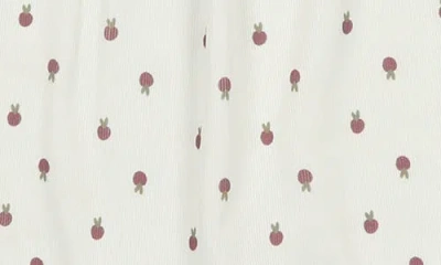 Maniere Manière Rib Berry Romper In White