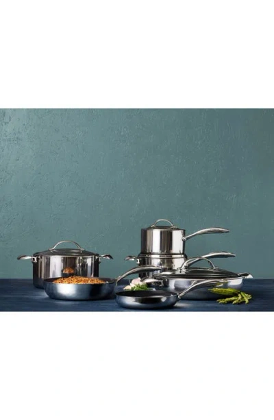 Scanpan Haptiq 4-quart Stainless Steel Sauce Pan In Metallic