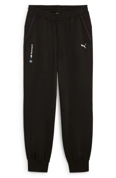 Puma X Bmw M Motorsport Essentials Graphic Sweatpants In Black