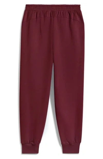 Puma X Bmw M Motorsport Essentials Graphic Sweatpants In Burgundy