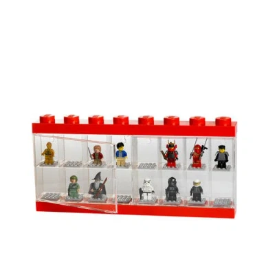 Lego ®  Minifigure Display Case 16, Bright Red