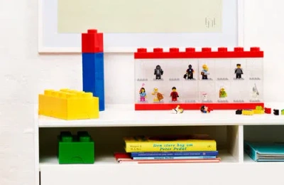 Lego ®  Minifigure Display Case 16, Bright Red