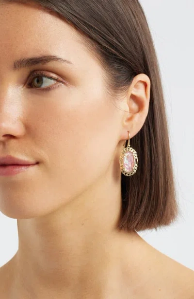 Kendra Scott Gold-tone Dani Figaro Frame Drop Earrings