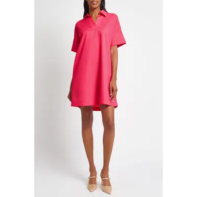 Ming Wang A-line Shift Dress In Pink