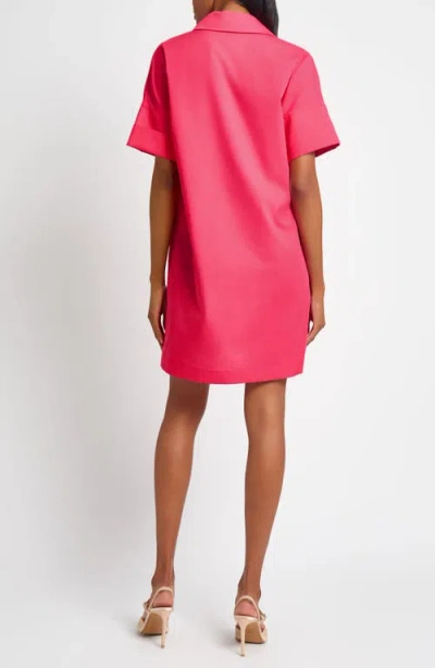 Ming Wang A-line Shift Dress In Pink