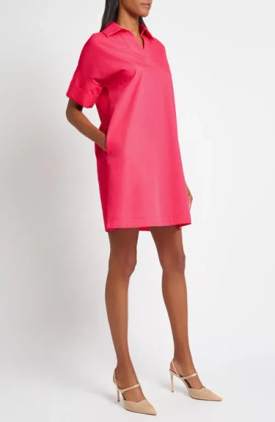 Ming Wang A-line Shift Dress In Pink