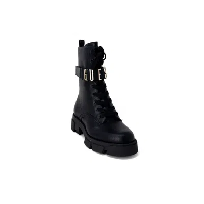 Guess Black Synthetic Leather Boot In Black