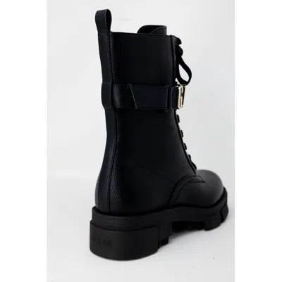 Guess Black Synthetic Leather Boot In Black