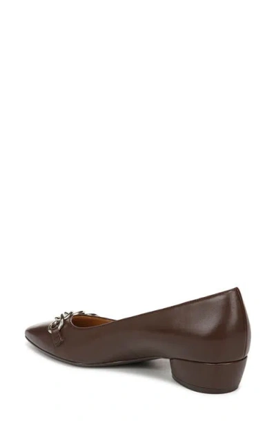 Naturalizer Becca Patent Leather Pointed Toe Pump In Brown