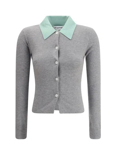 Self-portrait Grey Merino Wool Sweaters And Cardigans Gray In Gray