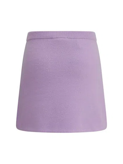 Self-portrait Skirt In Purple
