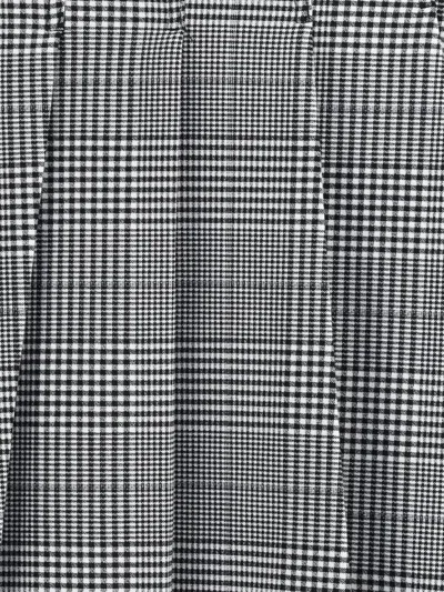 Self-portrait Prince Of Wales Check Pleated Midi Skirt