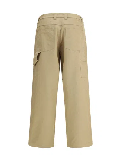 Gucci Wide Leg Cotton Trousers