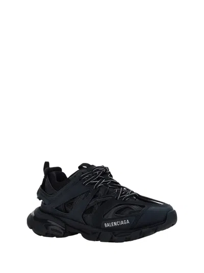 Balenciaga Women Track Sneakers In Black