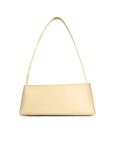 Marni Borsa A Spalla Museo Baguette In Pelle Crema