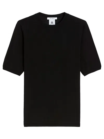 Max Mara Short-sleeved Basic Wool Sweater