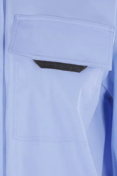 Brunello Cucinelli Shirt In Blue